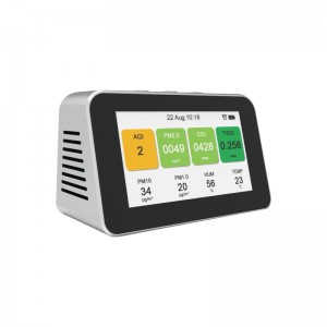 Dienmern 2019 Bærbar luftkvalitetsdetektor CO2 PM2.5 tester indendørs luftdetektor PM1.0 PM10 smart luftkvalitetsmonitor HCHO
