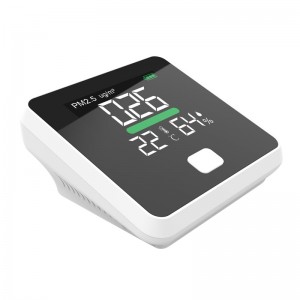 Fugtighed PM2.5 Detektor DM103B Håndholdt bærbar luftkvalitet Overvågningstemperaturudstyr USB-interface